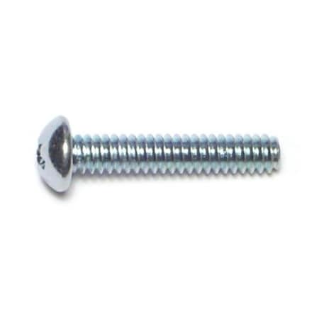 Midwest Fastener #10-24 x 1 in Phillips Round Machine Screw, Zinc Plated Steel, 50 PK 63603